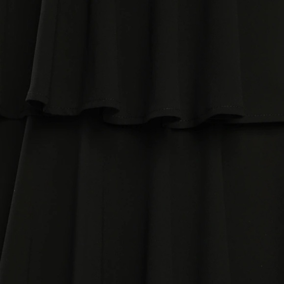 NWT Lulus Amazing Evening Black Tiered Maxi Dress - Picture 5 of 5